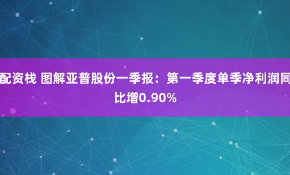 配资栈 图解亚普股份一季报：第一季度单季净利润同比增0.90%